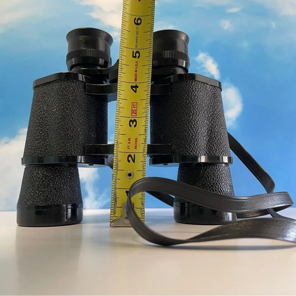 Vintage Tasco 7x35 Binoculars – Model 304 – Great Condition + Case & Strap